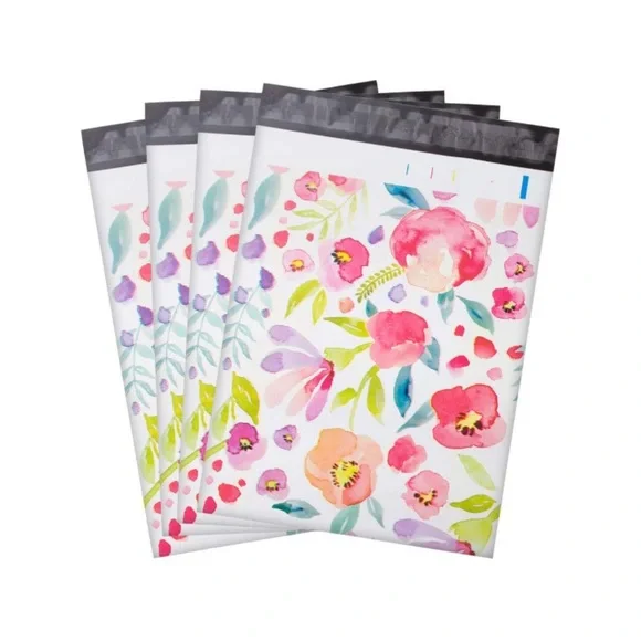 LARGE SIZE! 14.5x19” Spring Floral Polymailers - 25 PACK! - Picture 4 of 4